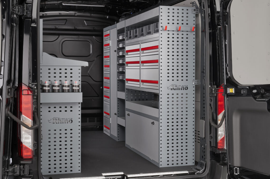 Ford Transit 2022 L2H2 MR4 Shelv aliminium racking